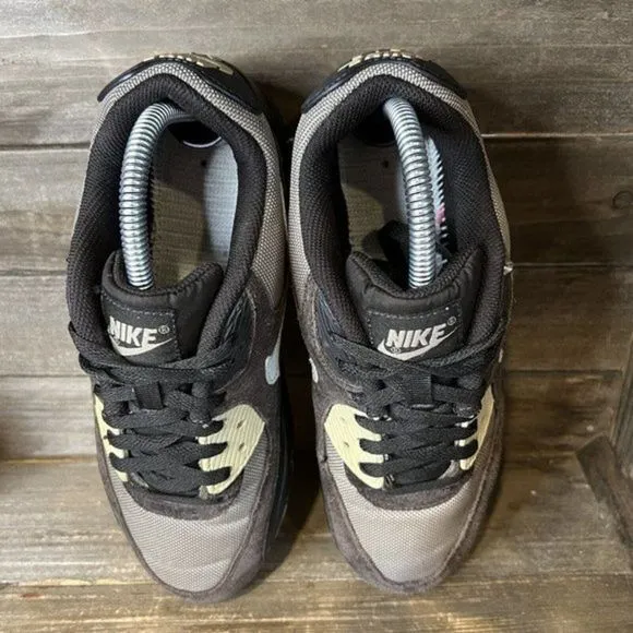 Mens Nike‎ Air Max 90 Brown Birch Earth Athletic Shoes Sneakers Size 7 M GUC