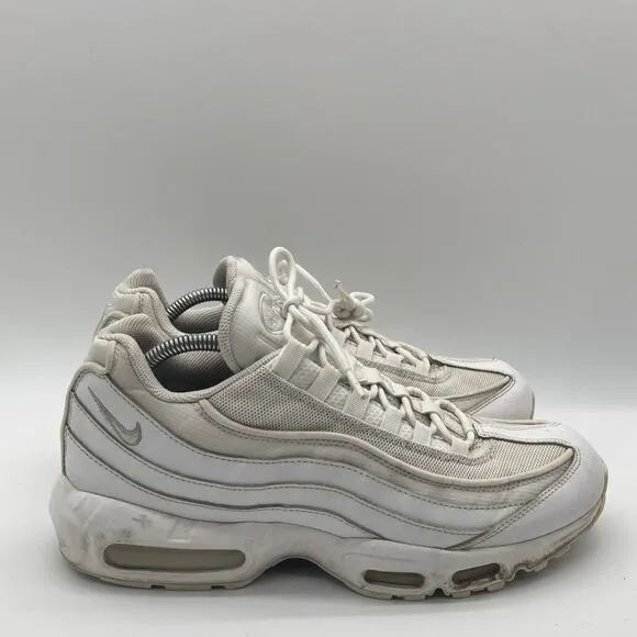 Mens Size 11 Nike Air Max 95 Essential White Athletic Running Shoes Sneakers