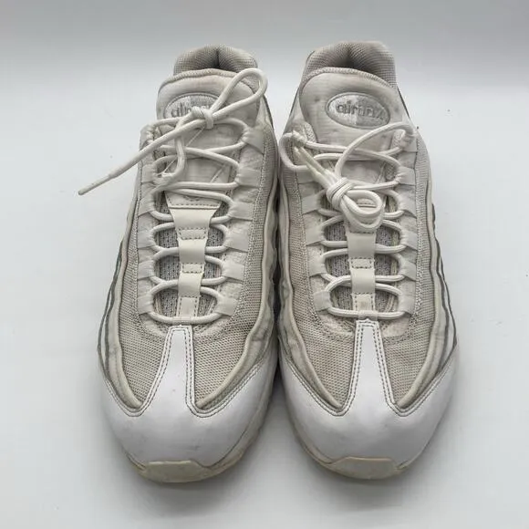 Mens Size 11 Nike Air Max 95 Essential White Athletic Running Shoes Sneakers