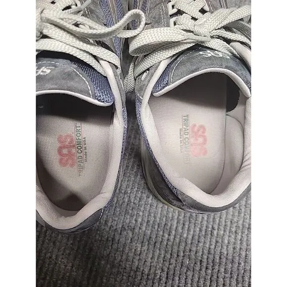Mens Size 12 Sas Tripad Comfort‎ Soft Step Blue And Grey