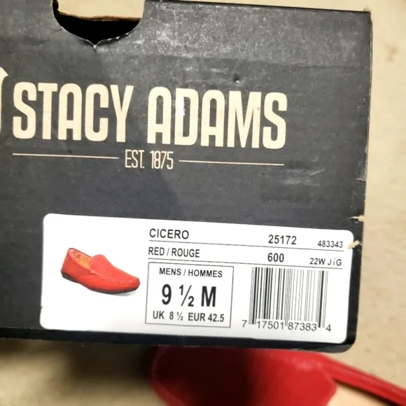 Men's Stacy Adams loafer / slip-on shoes 👞