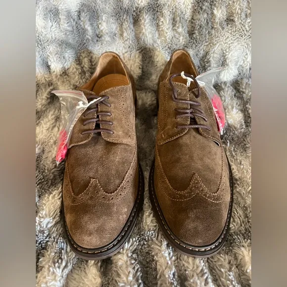 Mens Vionic (Bruno) Brown Dress Shoes (removable insoles) Size: 9