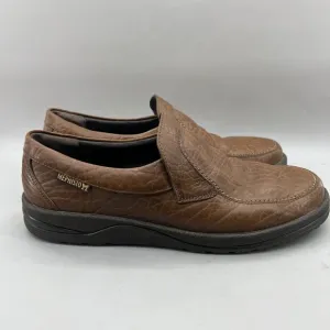Mephisto Mallory Slip On Loafers Men's Size 10 Brown Leather Comfort Low Shoes