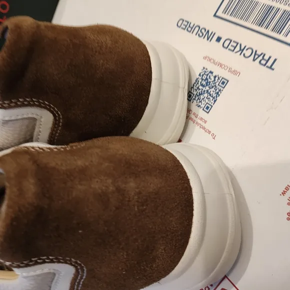 Mephisto Men's White and Brown Sneakers