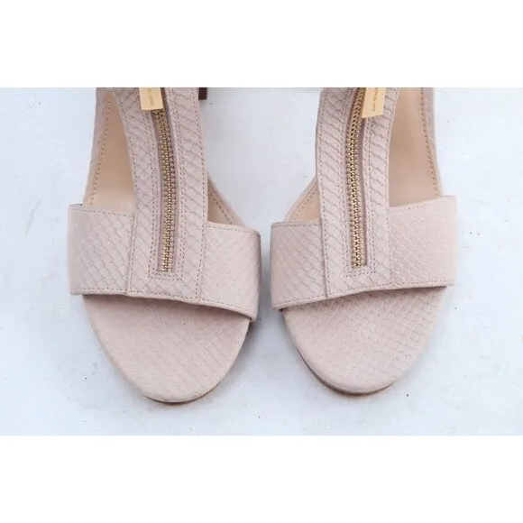 Michael Kors Berkeley T Strap Platform Dress Sandals Women's Sz 9.5 Shoes