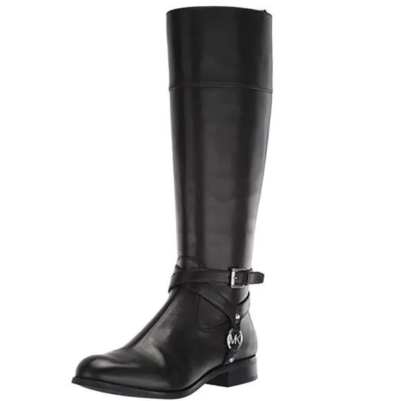 Michael Kors Black Preston Boots Size 5.5
