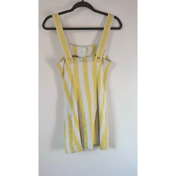 MIGUELINA  Pippa striped organic cotton-twill mini dress NWT Sz. XS