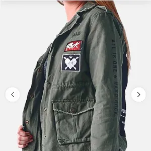 Military Style Army Green Snap Button Jacket - NWOT