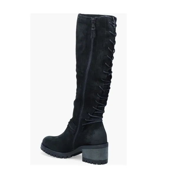 Miz Mooz Mayer Knee High Boots in Black, Size 36 New w/o Box