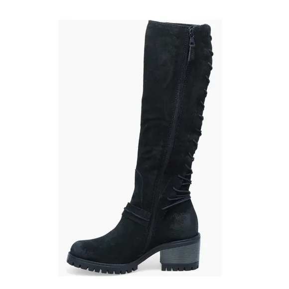 Miz Mooz Mayer Knee High Boots in Black, Size 36 New w/o Box
