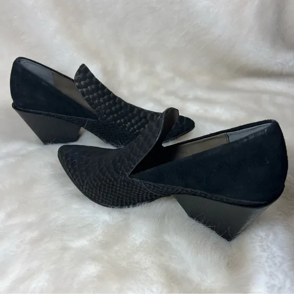 Naked Feet Sagitta Black Snakeskin Suede Ankle Boots Booties Shooties Witchycore