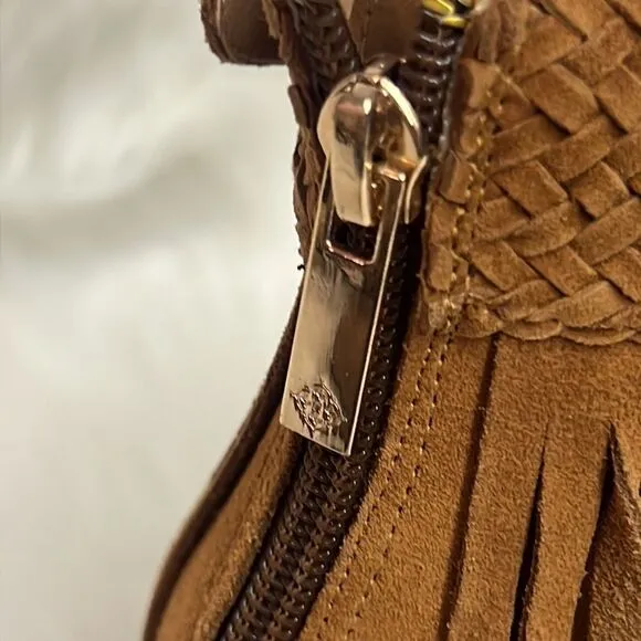 Nanette Lepore fringed suede sandal Size 11 BIN 13