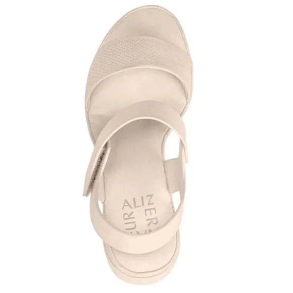 Naturalizer Pale Ivory Genn-Rise 2 Ankle Strap Sandals - Size 7.5