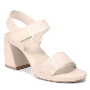 Naturalizer Pale Ivory Genn-Rise 2 Ankle Strap Sandals - Size 7.5