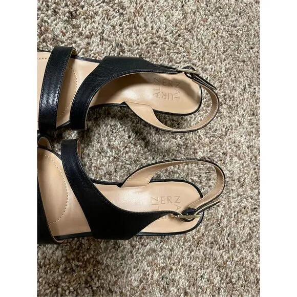 Naturalizer Womens 7.5W Taimi Strappy Mid Heel Slingback Dress Sandals New
