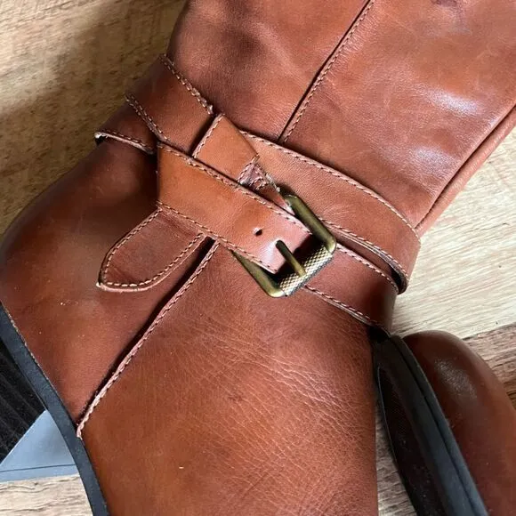 Naturalizer brown leather knee high boots