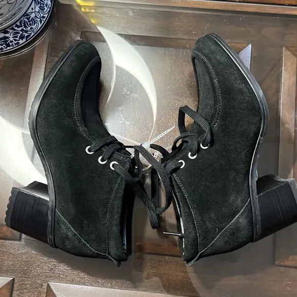 NATURALIZERLESSON WOMENS LEATHER MOCCASSIN ANKLE BOOTS