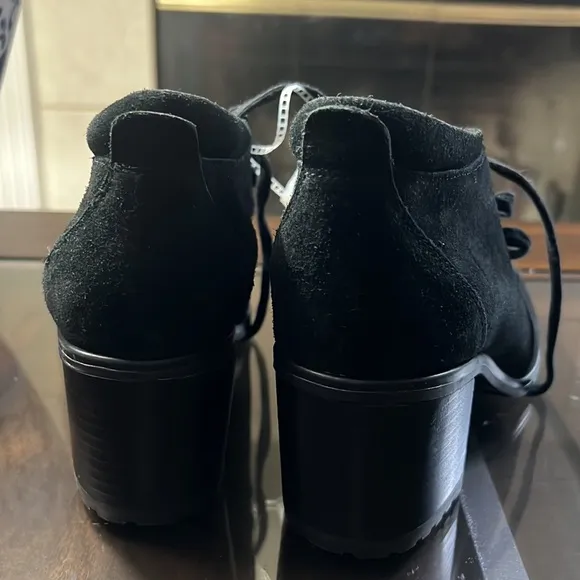 NATURALIZERLESSON WOMENS LEATHER MOCCASSIN ANKLE BOOTS