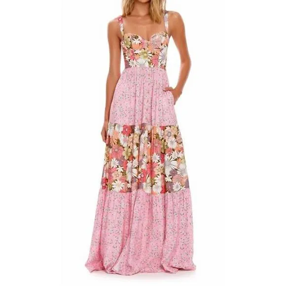 NEW AGUA BENDITA java alaina dress in pink