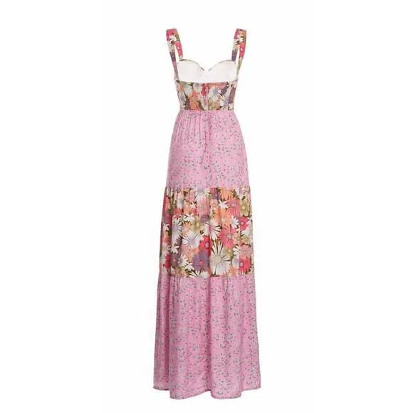 NEW AGUA BENDITA java alaina dress in pink