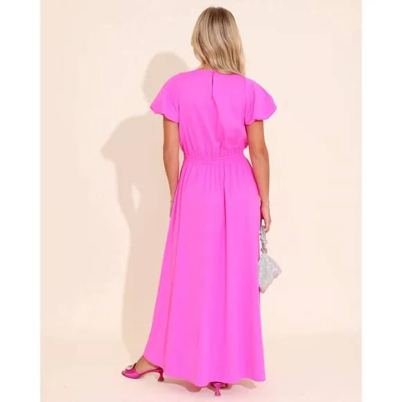NEW ALDEN ADAIR porter dress in maui pink