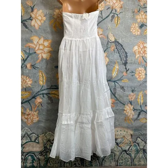 New Anthropologie Island Flounced Maxi Dress Voir plus de Mare Mare sz S