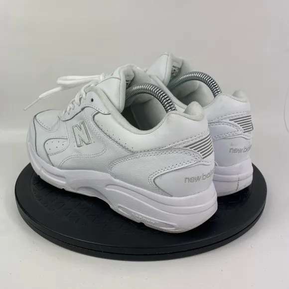 New Balance 575 White Leather Walking Comfort Shoes MW575WT Men's Size 7.5 D