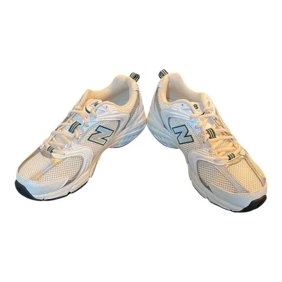 New Balance Womens Size 9 530 Running Shoes White Trainers Dad Shoe Athletic New