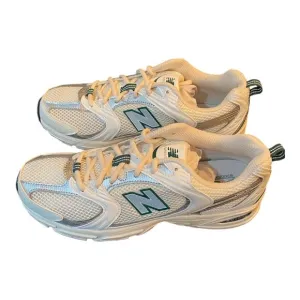 New Balance Womens Size 9 530 Running Shoes White Trainers Dad Shoe Athletic New