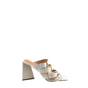 NEW CARRANO adira dress heel sandals in white