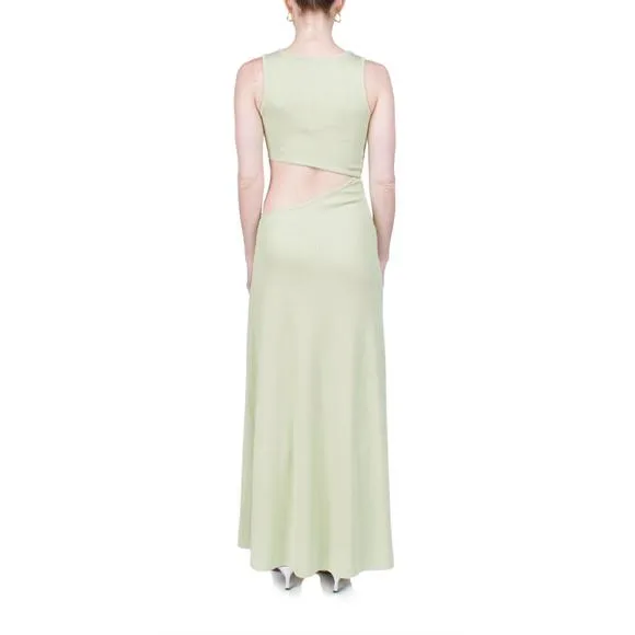 NEW CHRISTOPHER ESBER stone cavern tank dress in pistachio