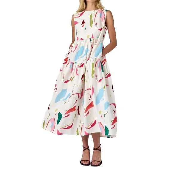 NEW CROSBY BY MOLLIE BURCH arlo dress in multi