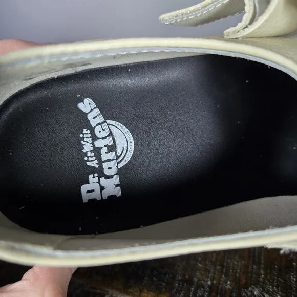 NEW Dr Martens Bethan Womens Size 11 Leather Strap Platform Shoes Smoked Mint