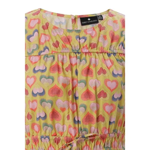 NEW EMILY LOVELOCK jessica dress in cyber lime