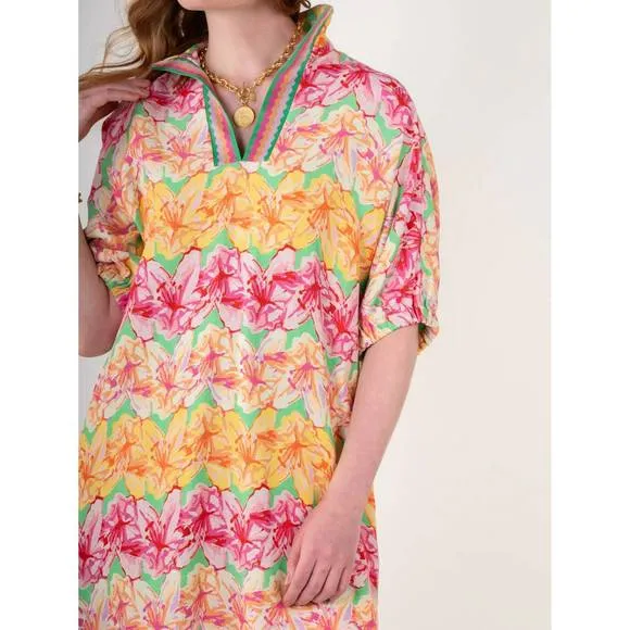 NEW EMILY MCCARTHY poppy dress in azalea