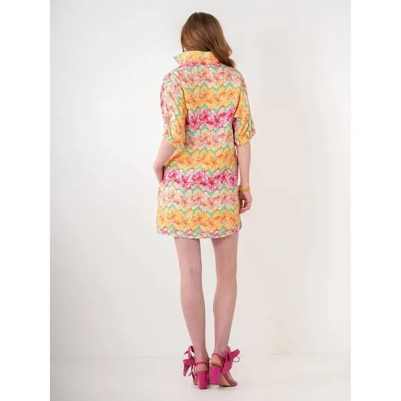 NEW EMILY MCCARTHY poppy dress in azalea