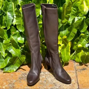 NEW! Etienne Aigner Brown Leather Boots