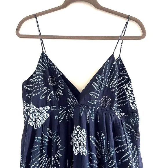 New Figue Julianne Maxi Dress in Daisy Midnight Navy Size S