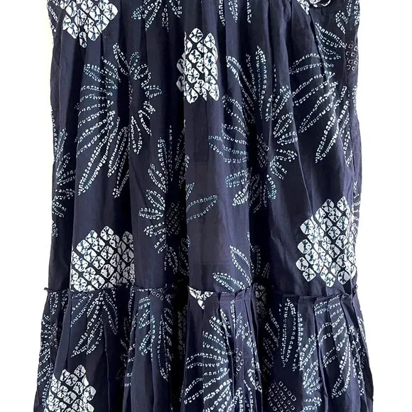 New Figue Julianne Maxi Dress in Daisy Midnight Navy Size S