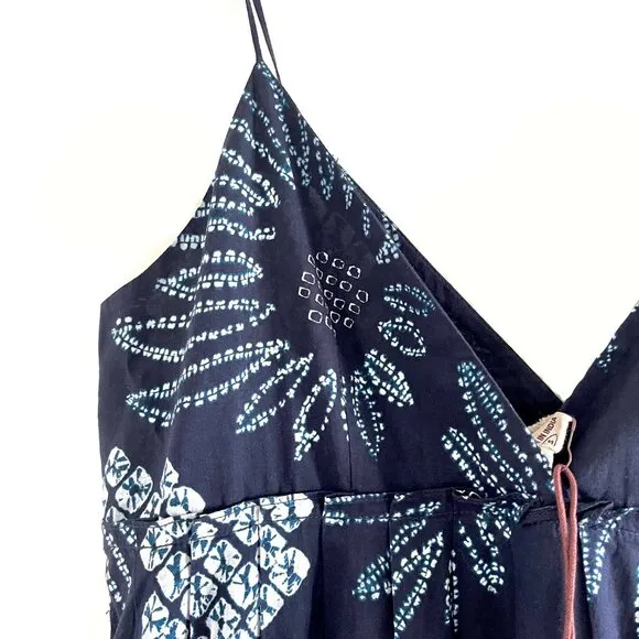 New Figue Julianne Maxi Dress in Daisy Midnight Navy Size S