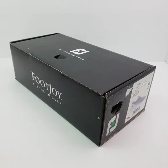 NEW FootJoy FJ Flex Womens Size 6W Gray Blue Athletic Golf Sneaker Shoes 95727