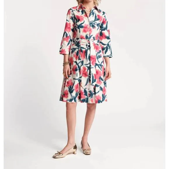 NEW FRANCES VALENTINE bellini dress in pink lotus