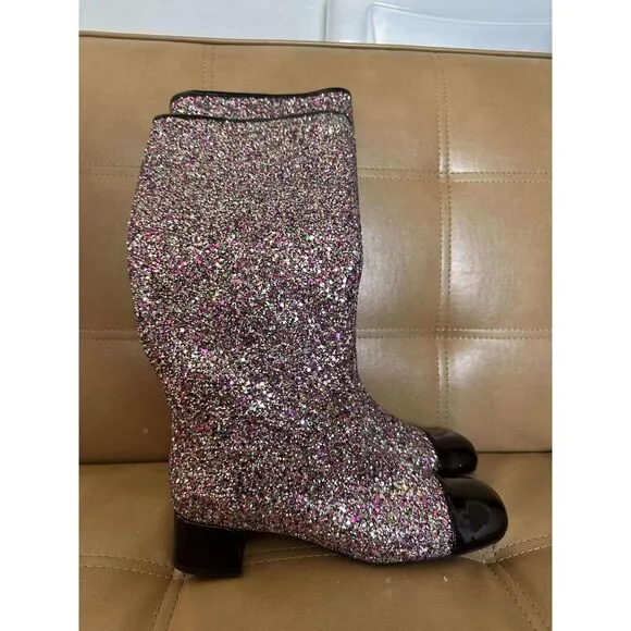 New Free People Jeffrey Campbell Mod About You Tall Boot Multi Size 38.5/8.5