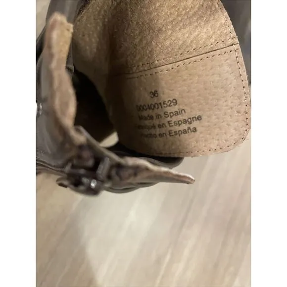 New Free People Jesse Cutout Boots‎ Size 36 MSRP: $198 Leather With Gum Sole