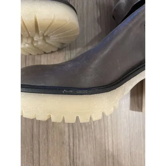 New Free People Jesse Cutout Boots‎ Size 36 MSRP: $198 Leather With Gum Sole