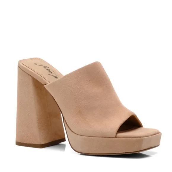 NEW! Free People Pearl Sand Margo Platform Sandal -  Size 39EU/9US