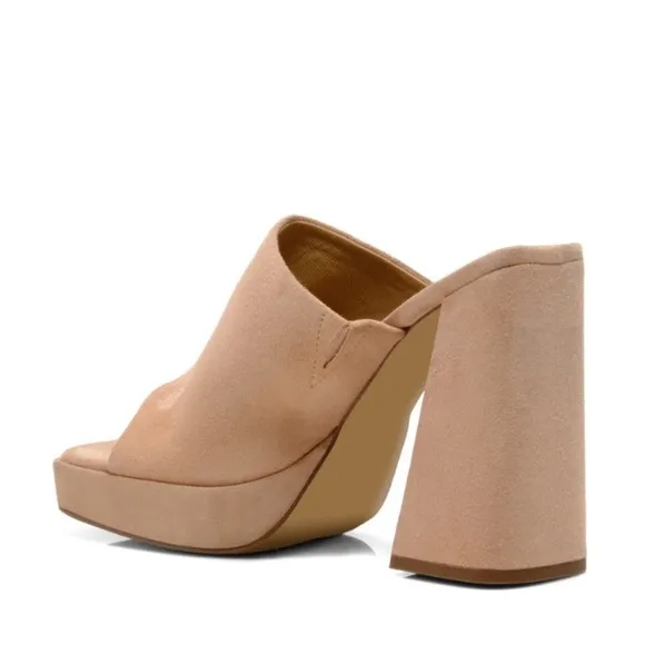NEW! Free People Pearl Sand Margo Platform Sandal -  Size 39EU/9US