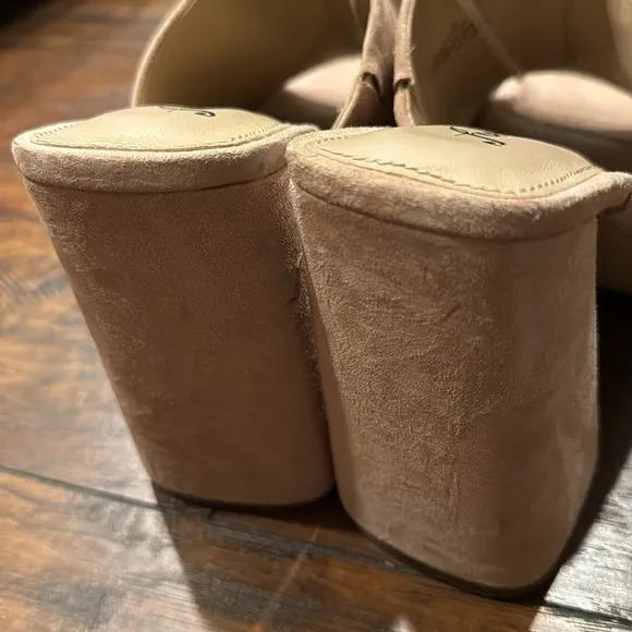 NEW! Free People Pearl Sand Margo Platform Sandal -  Size 39EU/9US