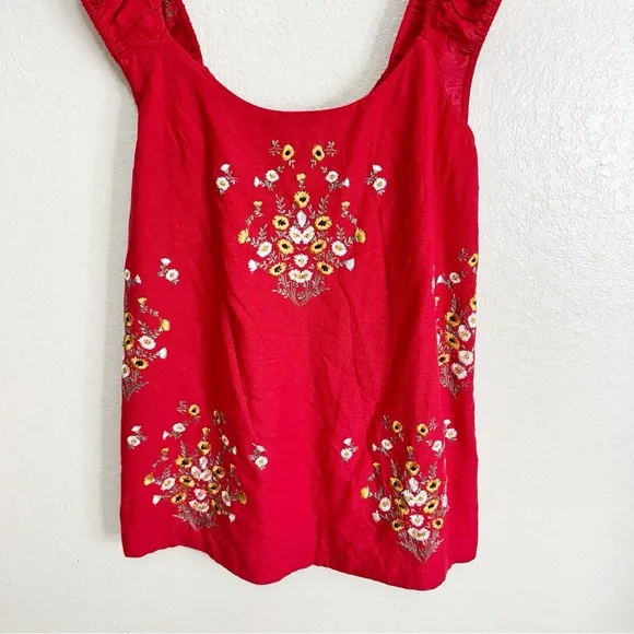 New Free People Wildflower Embroidered Mini Dress size S