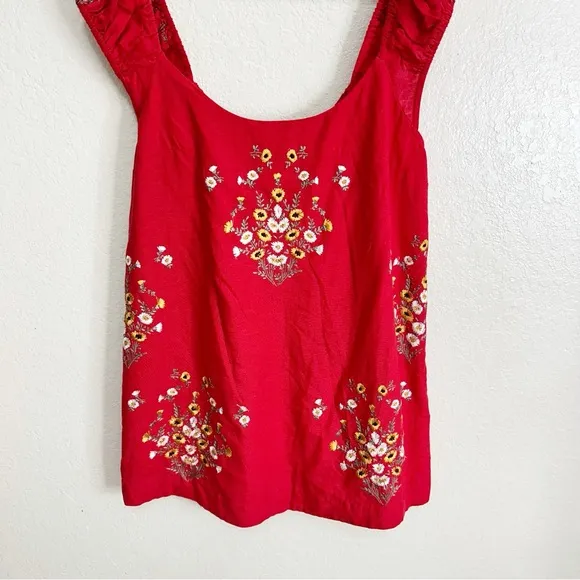 New Free People Wildflower Embroidered Mini Dress size S